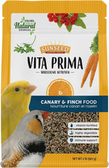 Sunseed Vita Prima Wholesome Nutrition Bird Food Canary Finch 2 Lb