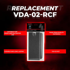 Aquatop Replacement Foam for All Venti Desktop Aquariums – Improves Water Clarity and Filtration Efficiency, VDA-02-RCF