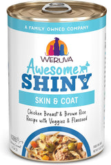 Weruva Awesome Shiny Wet Dog Food, Chicken & Brown Rice with Veggies