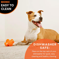 BIONIC Stuffer Treat Dog Toy - High-Visibility Treat Dispenser, Great for Redirected Chewing