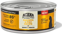 ACANA PREMIUM PATE Wet Cat Food, Tuna and Chicken in Bone Broth Recipe, PREMIUM PATE With Raw Ingredients and Bone Broth