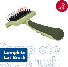 Safari - Complete Cat Brush, No Color, One Size (6.50" L x 3.0625" W)