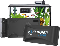 Flipper Cleaner FL!PPER Flipper Cleaner Float - 2-in-1 Floating Magnetic Aquarium Glass Cleaner - Fish Tank Cleaner - Scrubber & Scraper Aquarium Cleaning Tools - Floating Fish Tank Cleaner