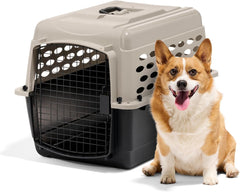 Petmate Vari Dog Kennel - Portable Crate for Pets - Airline-Friendly Pet Carrier - Durable Plastic Shell - For Home and Travel - Made in USA