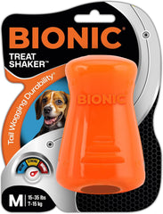 BIONIC Treat Shaker Dog Toy, Large - Interactive Dog Chew Toy That Stands Up to The Toughest Chewers