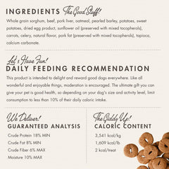 Fromm Crunchy Os Pot Roast Punchers Dog Treats - Premium Crunchy Dog Treats - Beef Recipe