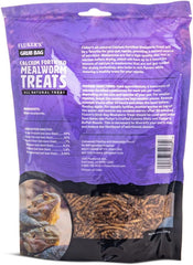 Fluker’s Grub Bag All Natural Calcium Fortified Mealworm Treats, Packed with Protein, Rich in Nutrients, A Reptile Favorite, 3 oz