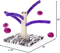 Prevue Pet Products Kitty Power Bounce 'n Spring Scratcher Furniture purple Small