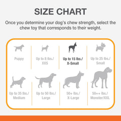 Nylabone Double Bone Power Chew Toy for Dogs, Dog Toys for Aggressive Chewers, Bacon Flavor, X-Small