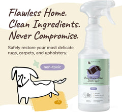 kin+kind Pet Odor Eliminator for Home - Litter Deodorizer, Pet Urine Odor Eliminator Spray and Stain Remover Spray for Harwood Floods, Carpet and Fabric - Pee, Odor and Stain Destroyer