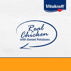 Vitakraft Meaty Morsels Mini Treats for Dogs - Chicken with Sweet Potatoes - Super Soft Dog Treats for Training