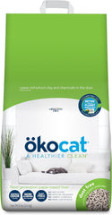 ökocat Dust Free Non-Clumping Paper Pellt Cat Litter, Unscented, 8 pounds - Natural Ingredients, Controls Odor, Dust Free, Great for Homes with Allergies, Postsurgical Needs