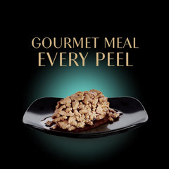 Sheba Perfect Portions Wet Cat Food Cuts in Gravy Variety Pack, Roasted Chicken Entree, with Sustainable Salmon, and Tender Turkey Entree 2.6-oz(Pack of 24)