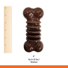 Nylabone Flexi Chill & Chew Toy for Dogs with Treat Pockets, Dog Toys for Moderate Chewers, Medley Flavor, Medium - Up to 35 lbs, 1 Count