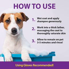 Odor Destroying Shampoo for Dogs – Formulated with Powerful De-Greasers, Skunk Odor Remover for Pets, Carpet, Furniture and More – Removes Skunk Smell Fast