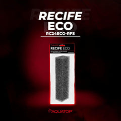 Aquatop Recife Eco Series Replacement Filter Sponge - 24 & 40 Gal – High-Efficiency Aquarium Filter Foam - Easy to Install and Maintain - RC24ECO-RFS