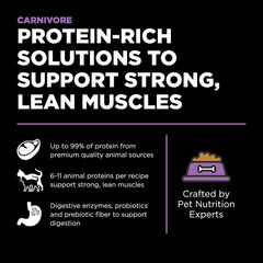 Go! Solutions Carnivore, Grain-Free, Protein Rich Dry Cat Food, Chicken, Turkey and Duck Recipe