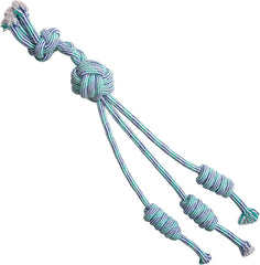 Snugarooz Feel'N Knotty Cotton Rope Dog Toy – Braided Design for Tug of War - Perfect for Large Breeds to Stay Active - Engaged and Entertained