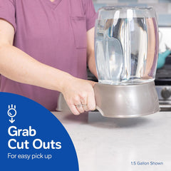 Petmate Pet Cafe Cat and Dog Water Dispenser - Water Bowl for Cats and Dogs