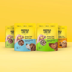 Animals Like Us - Premium Dog Treats, Freeze-Dried Raw 100% Grass-Fed Beef Liver, Single Ingredient, Protein Rich, Non-GMO, No Wheat or Corn, 3 oz