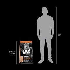 Go! Solutions Digestion + Gut Health, Dry Dog Food, Salmon Recipe with Ancient Grains