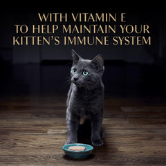 Sheba Perfect Portions Kitten Wet Cat Food Pate Chicken Entree, Twin-Pack Tray 1 Count, 2 Servings 2.6-oz(Pack of 12)