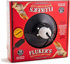 Fluker's Repta-Clamp Lamp, Heavy Duty Clamp Light For Reptile Tanks and Terrariums, UL/CUL Approved, Great for Reptile Basking, 250-Watt Maximum with On/Off Switch