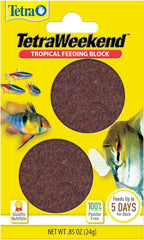 Tetra Weekend and Vacation Feeder Slow-Release Fish Food for Tropical Fish(Pack of 1) ( Packaging may vary )