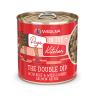 Weruva Dogs in The Kitchen, The Double Dip with Beef & Wild-Caught Salmon Au Jus Dog Food (Pack of 12)