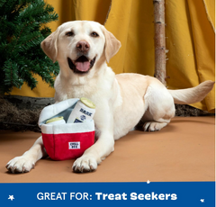 Bark Sub-Zero Camping Hero Red Plush Dog Toy Extra Small / Small