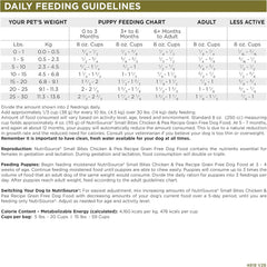 NutriSource Grain-Free Dog Food, Small Bites, Made with Chicken and Peas, 15LB, Dry Dog Food