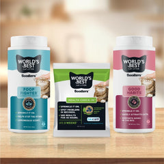 WORLD'S BEST CAT LITTER® Boosters™ Good Habits™ | Natural and Sustainable Cat Litter Additive | Attracts Your Cat to The Litter Box and Helps Avoid Accidents | Plant-Based Attractant | 18 oz Canister