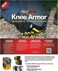 Centurion® Armadillo Pro Knee Pad – Small/Medium