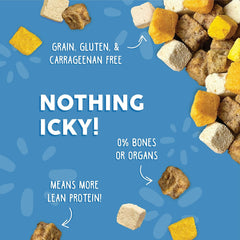 Weruva Dog Freeze Dried, Feeling Farmy with Chicken Breast, Egg & Pumpkin, 13oz Bag