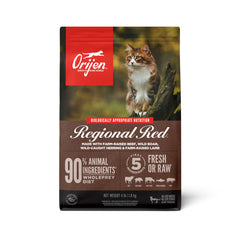 ORIJEN Regional RED Dry Cat Food, Grain Free Cat Food for All Life Stages, with WholePrey Ingredients