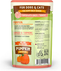 Weruva Pumpkin Patch Up! Pumpkin with Ginger & Turmeric for Dogs & Cats (Pack of 12)