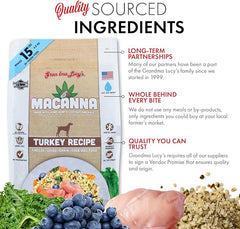 Grandma Lucy’s® Macanna® Freeze-Dried Turkey Recipe Grain Free Dog Food