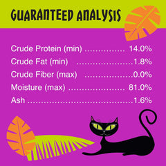 Tiki Cat Luau Shredded Meat, Wild Salmon Recipe in Salmon Consumme, Grain-Free Balanced Nutrition Wet Canned Cat Food, For All Life Stages