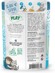 Weruva B.F.F. Play - Best Feline Friend Paté Lovers, Aw Yeah!, Chicken & Tuna Tubular with Chicken & Tuna 3-oz(Pack of 12)