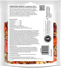 Zilla Pet Reptile Herbivore Food Medley Diet, 4 oz