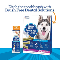 Brush Free Oral Gel for Dogs | Vet Formulated Dental Care with ProLong Technology | Cleans Teeth and Gums