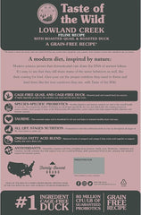 Taste of the Wild® Lowland Creek with Roasted Quail & Roasted Duck Grain Free Cat Food 14 Lbs