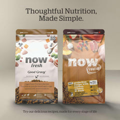 Now Fresh Grain-Free Senior Dry Dog Food with Turkey, Salmon & Duck, Premium Kibble Made with Real Meat & Fish, Chicken-Free Recipe, Glucosamine & Chondroitin for Healthy Joints