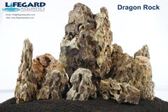 Lifegard Dragon Ohko Aquarium Rock , Brown
