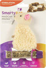 SmartyKat Madcap Mania Refillable Plush Catnip Cat Toy, Includes Catnip Tube