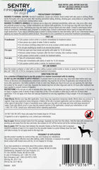 3-PACK SENTRY FiproGuard Plus Flea & Tick Spot-On for Dogs