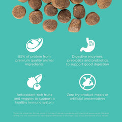 Go! Solutions Carnivore, Grain-Free, Protein Rich Dry Dog Food, Chicken, Turkey and Duck Adult Recipe