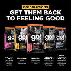 Go! Solutions Carnivore, Grain-Free, Protein Rich Dry Cat Food, Salmon and Cod Recipe