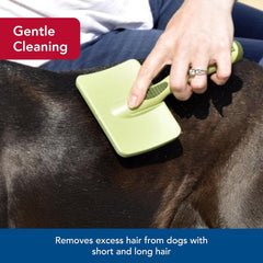 Safari Dog Soft Slicker Brush - Dog Grooming Brush for Shedding - for Dogs with Short, Medium and Long Hair