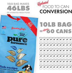 Grandma Lucy’s® Pureformance™ Freeze Dried Grain Free Fish Recipe Dog Food